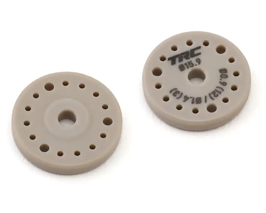 Throttlefinger Racing Concepts 15.9mm Flat Shock piston (2) (0.9mm x 12 + 1.4mm x 3) (AE/Mugen/Tekno/Xray/Kyosho/Sworkz)