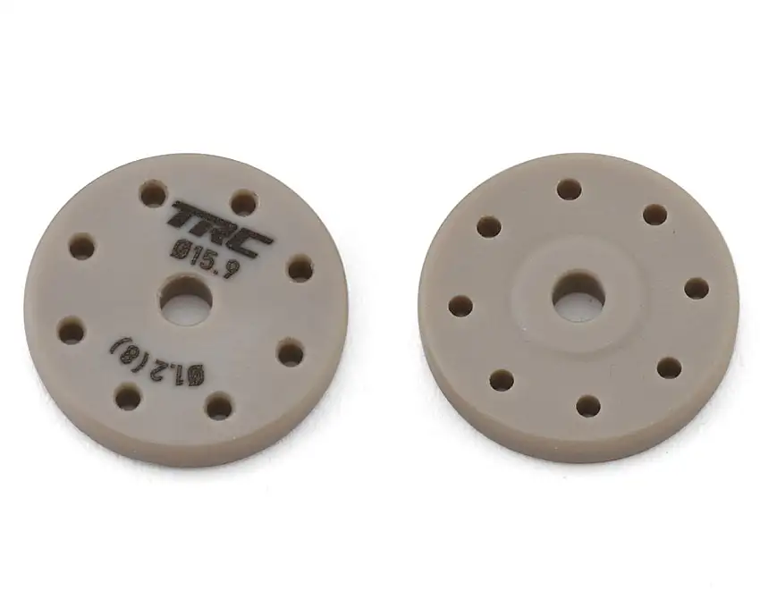 Throttlefinger Racing Concepts 15.9mm Flat Shock Pistons (2) (1.2mm x 8) (AE/Mugen/Tekno/Xray/Kyosho/Sworkz)