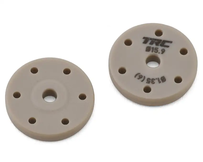 Throttlefinger Racing Concepts 15.9mm Flat Shock Piston (2) (1.35mm x 6) (AE/Mugen/Tekno/Xray/Kyosho/Sworkz)