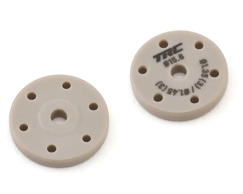 Throttlefinger Racing Concepts 15.8mm Flat Shock Piston (2) (1.35mm x 3 + 1.45mm x 3)