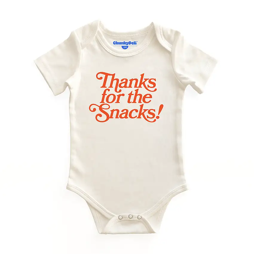 Thanks For The Snacks! Baby Bodysuit