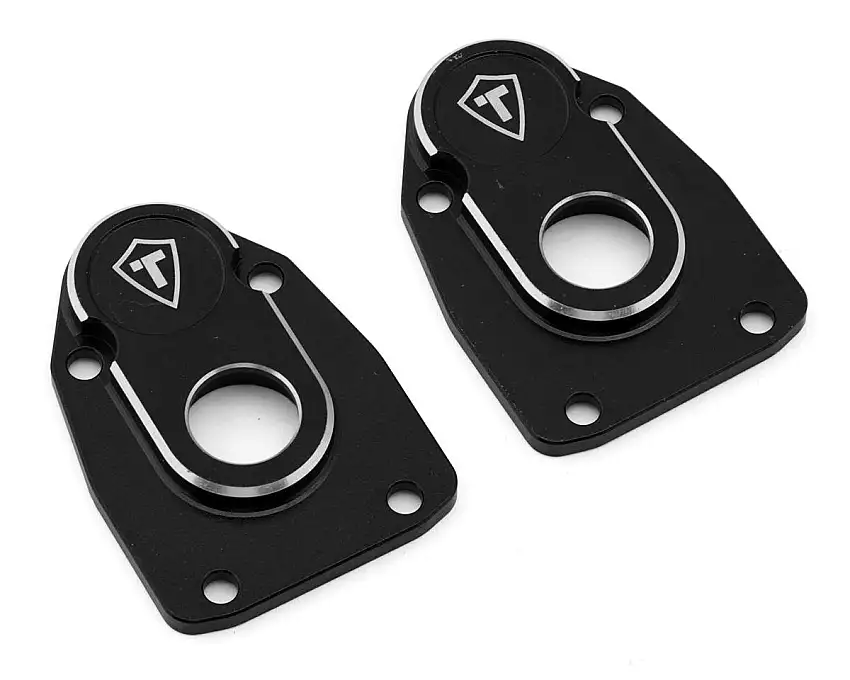 Treal Hobby Axial AXP8 Gilamon 7075 CNC-Machined Aluminum Portal Covers (Black) (2)
