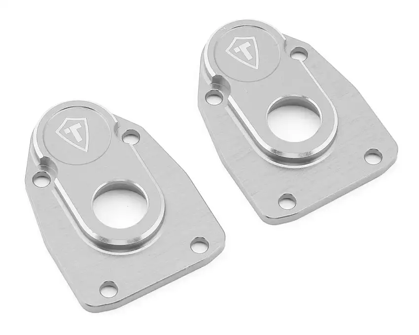 Treal Hobby Axial AXP8 Gilamon 7075 CNC-Machined Aluminum Portal Covers (Silver) (2)