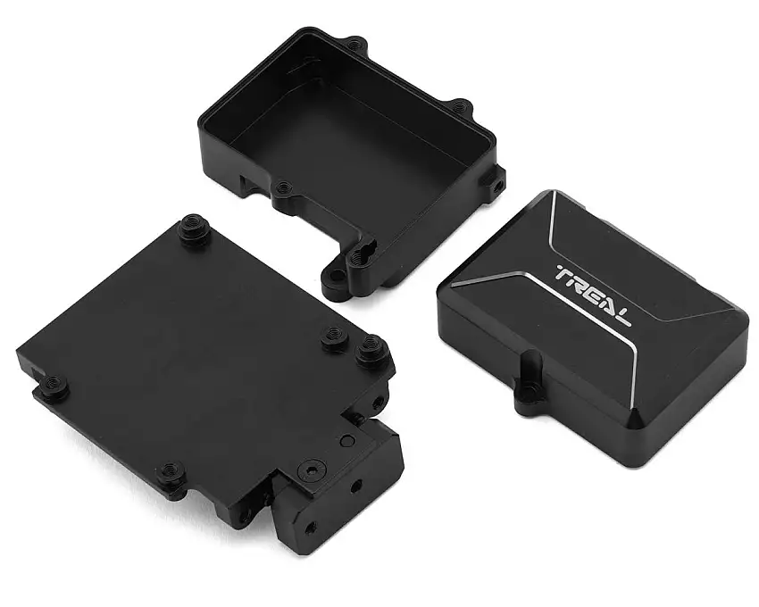 Treal Hobby Losi® LMT 2.0 Aluminum LCG Electronics Tray & Mount Set (Black)