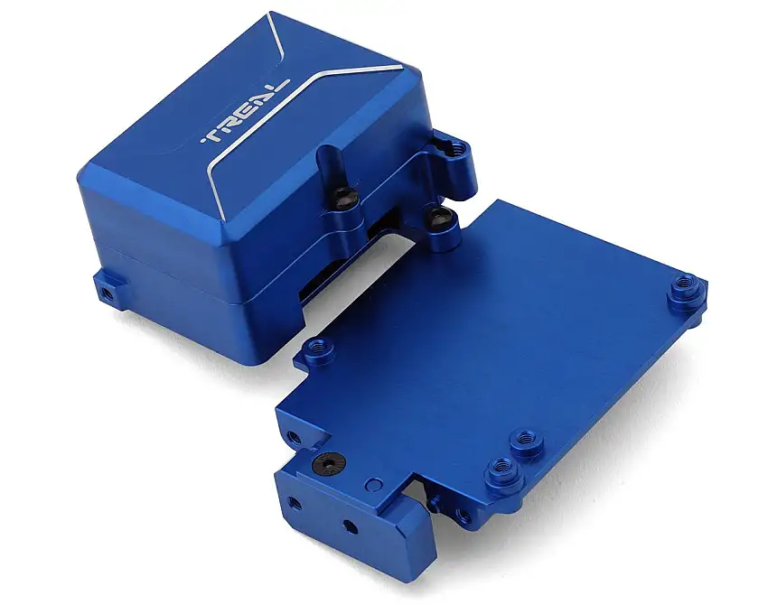 Treal Hobby Losi® LMT 2.0 Aluminum LCG Electronics Tray & Mount Set (Blue)