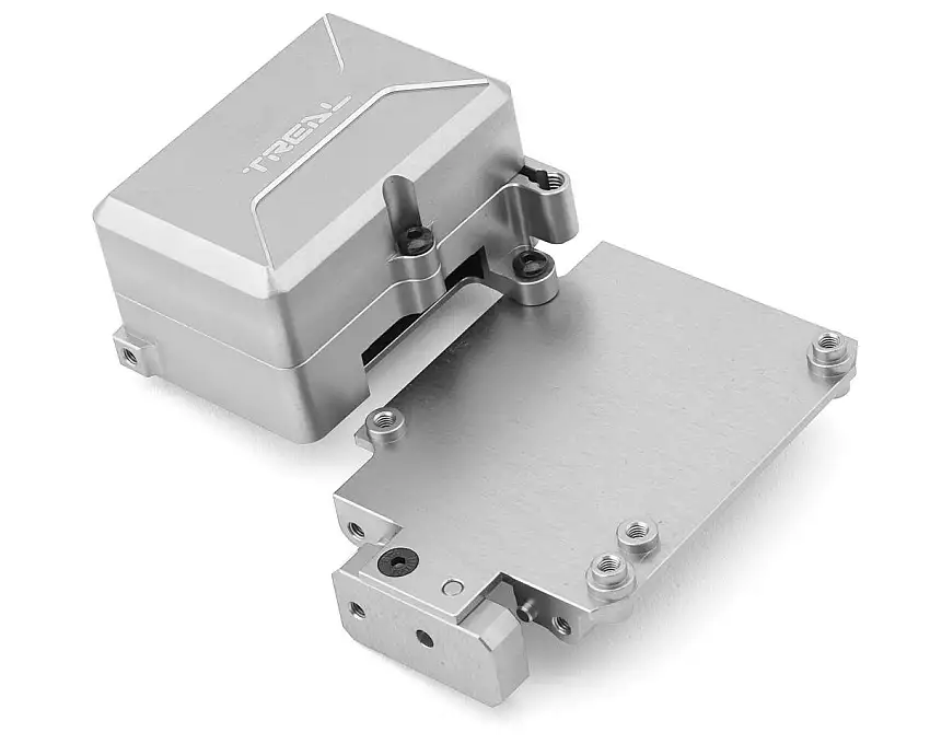 Treal Hobby Losi® LMT 2.0 Aluminum LCG Electronics Tray & Mount Set (Silver)