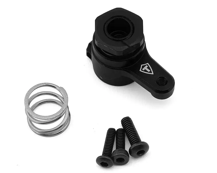 Treal Hobby Losi® Mini LMT 7075 Aluminum Servo Saver Set (Black) (20T)