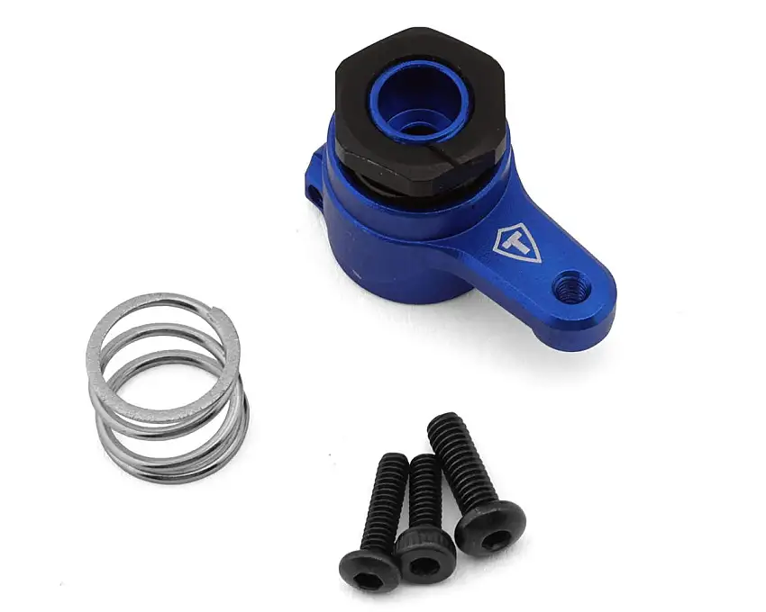 Treal Hobby Losi® Mini LMT 7075 Aluminum Servo Saver Set (Blue) (20T)