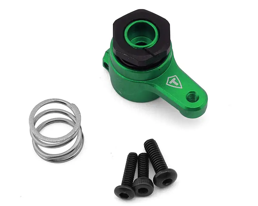 Treal Hobby Losi® Mini LMT 7075 Aluminum Servo Saver Set (Green) (20T)