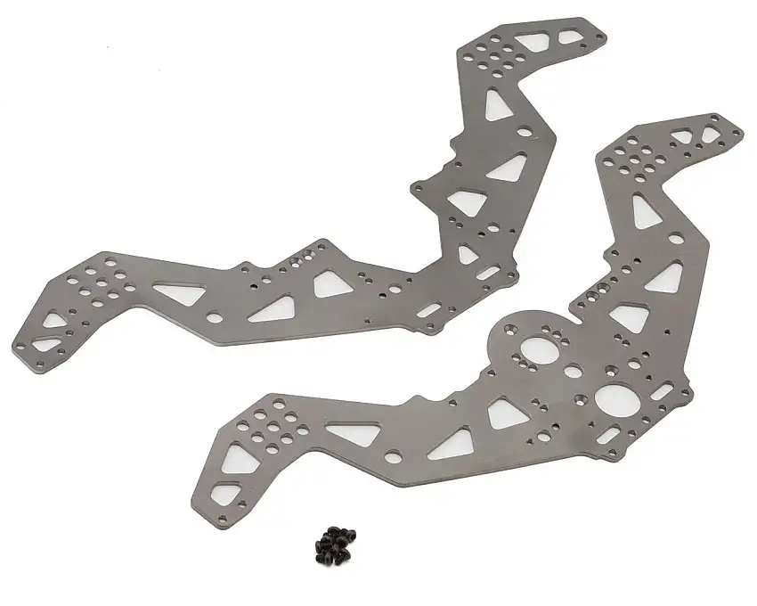 Treal Hobby Losi® Mini LMT Titanium Alloy Chassis Plate Set (2)