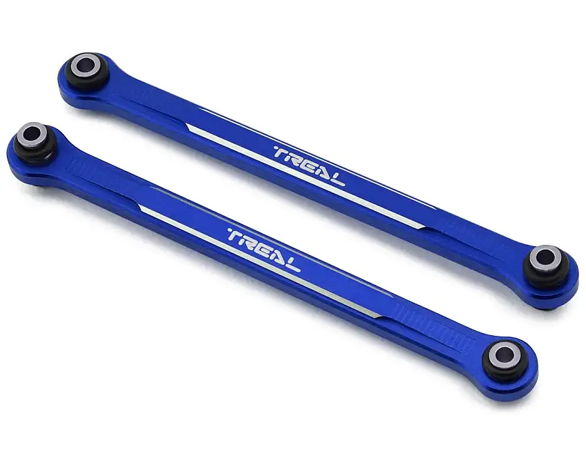 Treal Hobby 7075 Aluminum Steering Toe Links for Traxxas® Maxx® & Maxx Slash® (Blue) (2) (Front)