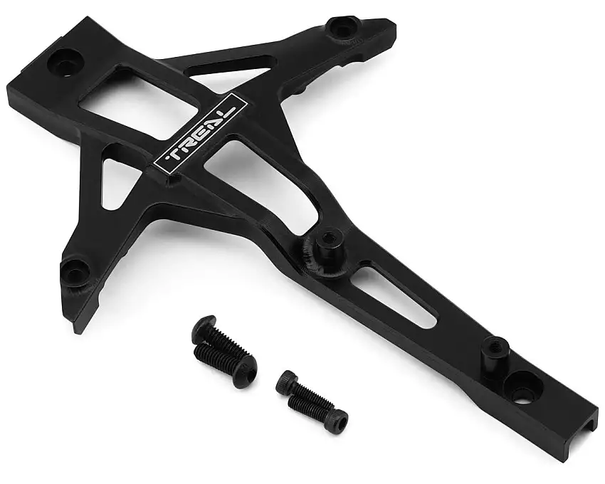 Treal Hobby 7075 Aluminum Front Chassis Brace for Traxxas® Maxx® & Maxx Slash® (Black)