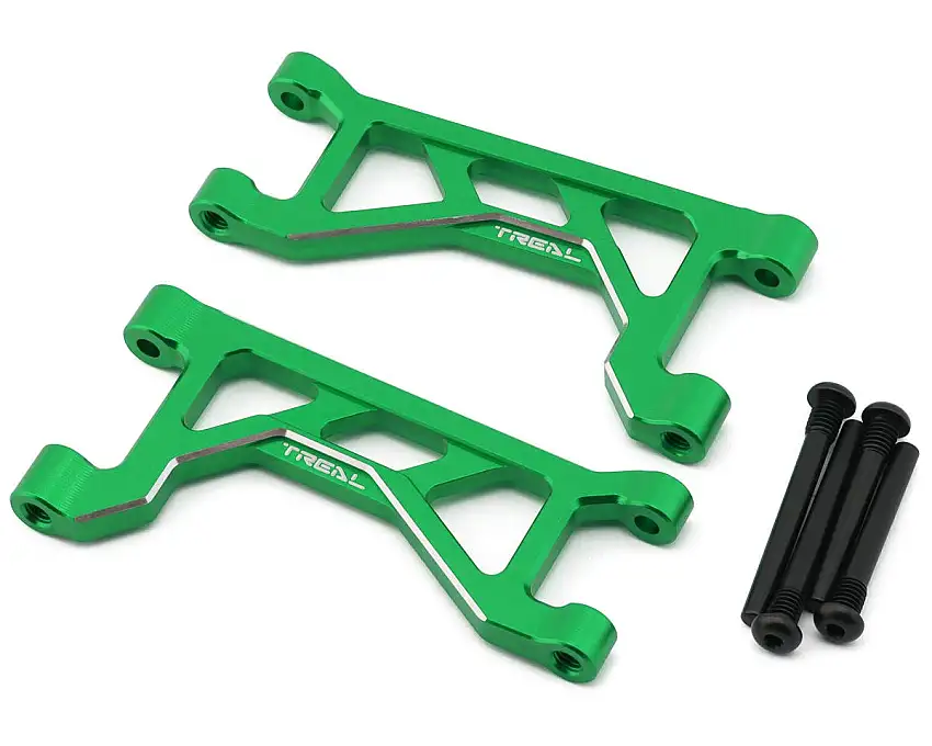 Treal Hobby 7075 Aluminum Upper Arms for Traxxas® Maxx® & Maxx Slash® (Green) (2) (Front/Rear)