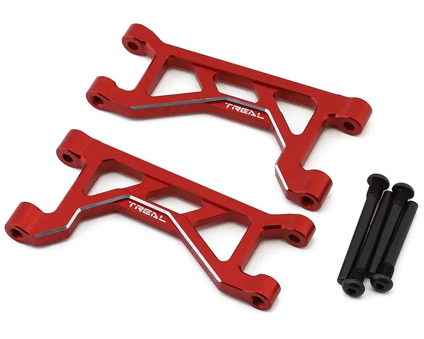 Treal Hobby 7075 Aluminum Upper Arms for Traxxas® Maxx® & Maxx Slash® (Red) (2) (Front/Rear)
