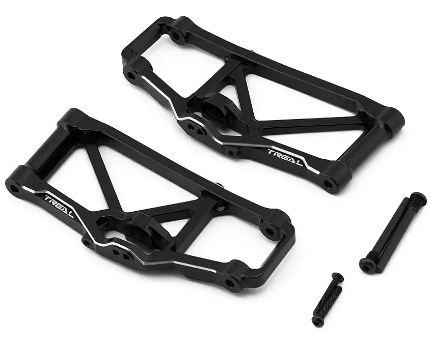 Treal Hobby 7075 Aluminum Lower Arms for Traxxas® Maxx® & Maxx Slash® (Black) (2) (Front/Rear)