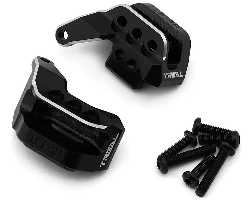 Treal Hobby 7075 Aluminum Shock Mounts for Traxxas® Maxx® & Maxx Slash® (Black) (2) (Front/Rear)