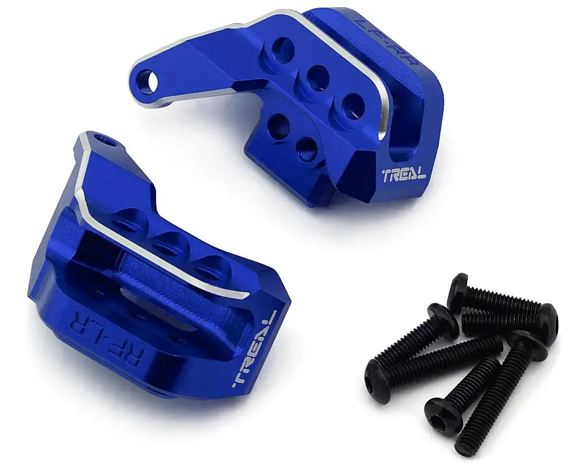 Treal Hobby 7075 Aluminum Shock Mounts for Traxxas® Maxx® & Maxx Slash® (Blue) (2) (Front/Rear)