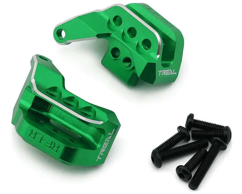Treal Hobby 7075 Aluminum Shock Mounts for Traxxas® Maxx® & Maxx Slash® (Green) (2) (Front/Rear)