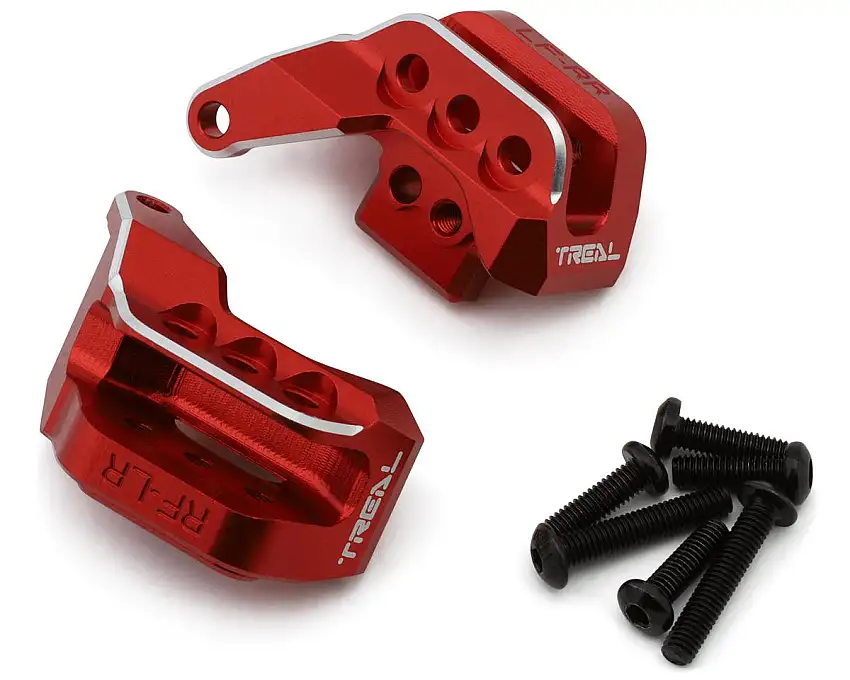 Treal Hobby 7075 Aluminum Shock Mounts for Traxxas® Maxx® & Maxx Slash® (Red) (2) (Front/Rear)