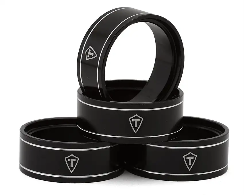 Treal Hobby 1.0" Aluminum Center Beadlock Wheel Rings (4) (6g Each)