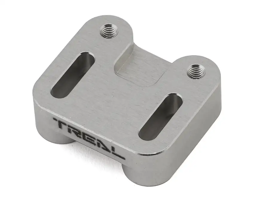 Treal Hobby Axial SCX6 Adjustable Aluminum Servo Mount Bracket (Silver)