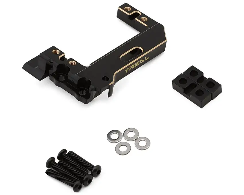 Treal Hobby Vanquish H10 Optic Heavy Weight Brass Servo Mount (64.6g)