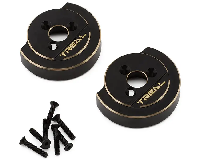 Treal Hobby Vanquish H10 Optic Brass Rear Counterweights (2) (78.4g Each)