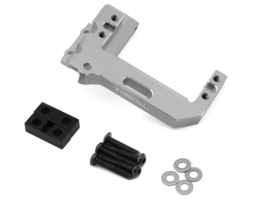 Treal Hobby H10 Optic Aluminum Servo Mount (Silver)