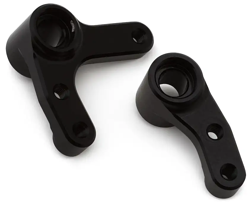 Team Losi Racing 22S Sprint Aluminum Steering Bell Crank Set (Black)
