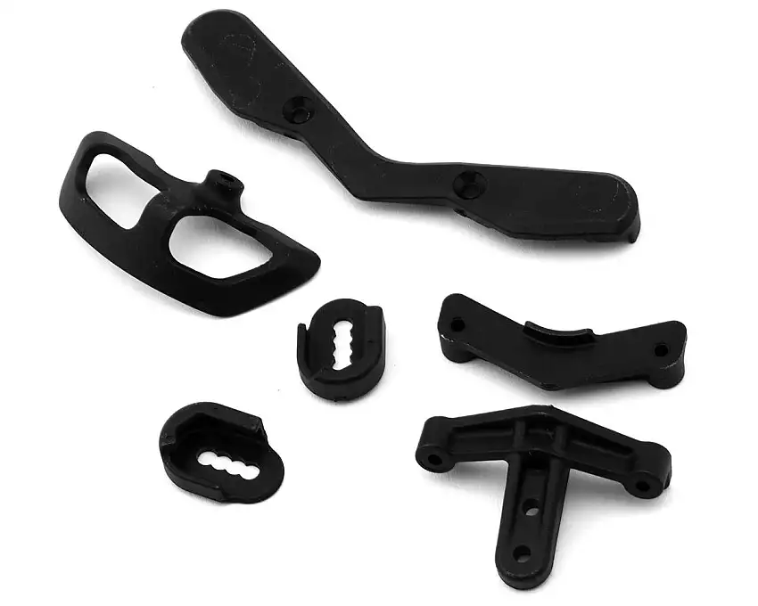 Team Losi Racing 22X Shock Tower Guards & Upper Wing Mount Set