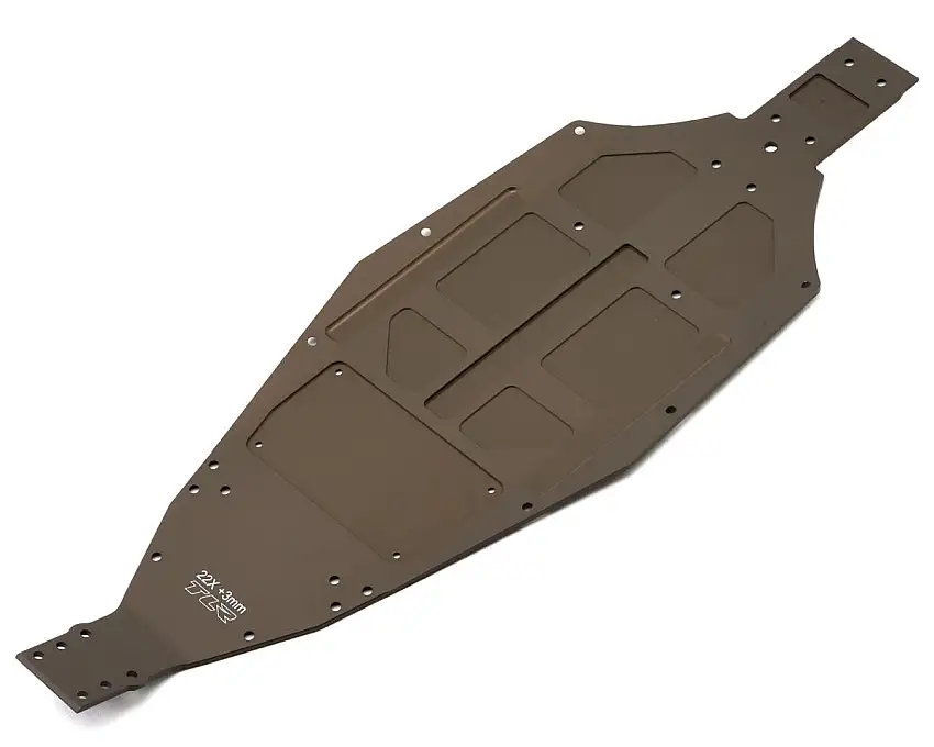 Team Losi Racing 22X AC 2mm Aluminum Chassis (+3mm)