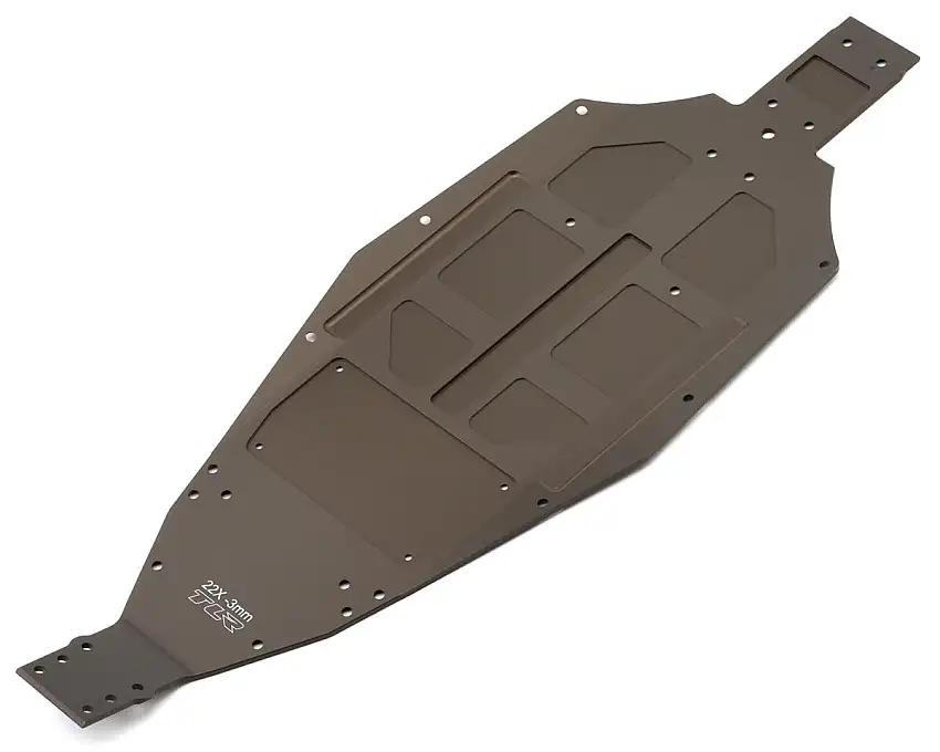 Team Losi Racing 22X 2mm Aluminum Chassis (-3mm)