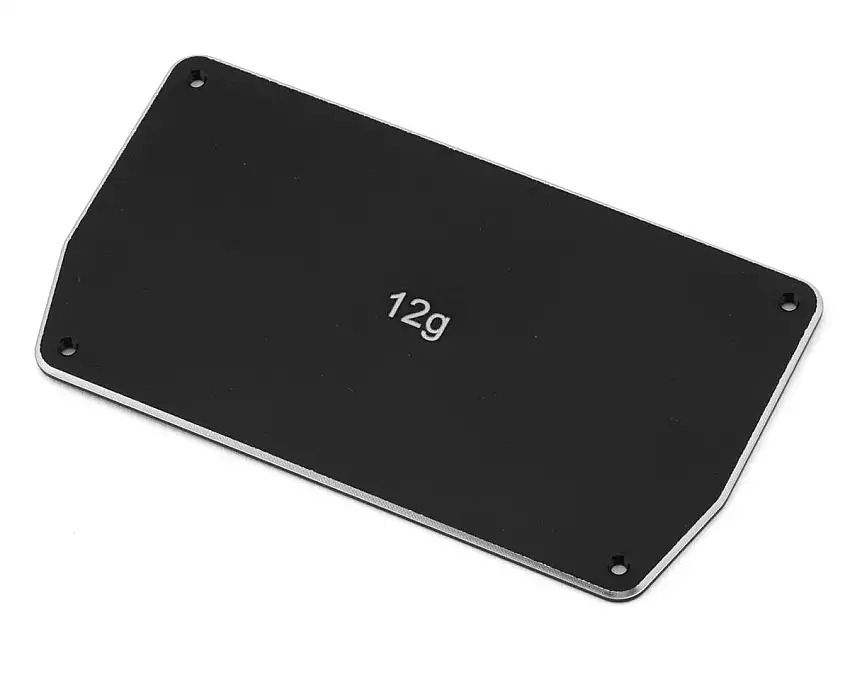 Team Losi Racing 22X Aluminum Electronics Tray Plate (12g)