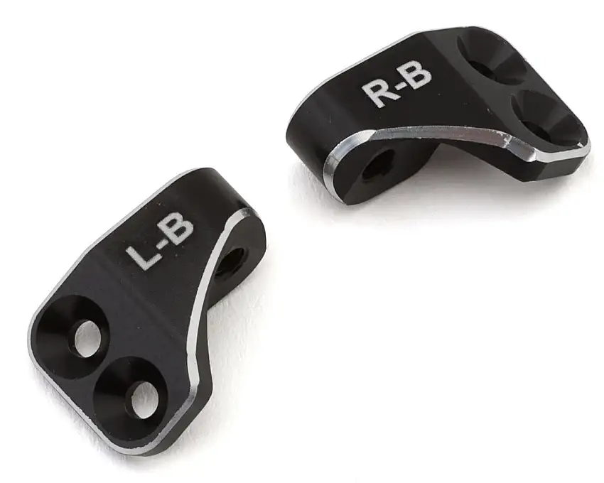 Team Losi Racing 22X Aluminum Caster Block Camber Mounts (B) (Outward) (2)
