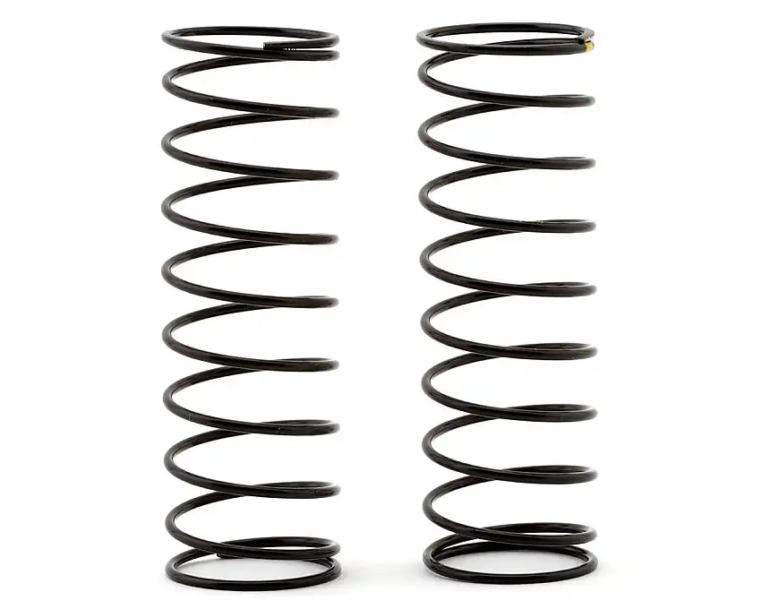 Team Losi Racing 22X 13mm Rear Shock Springs (2) (Yellow/2.10lb)