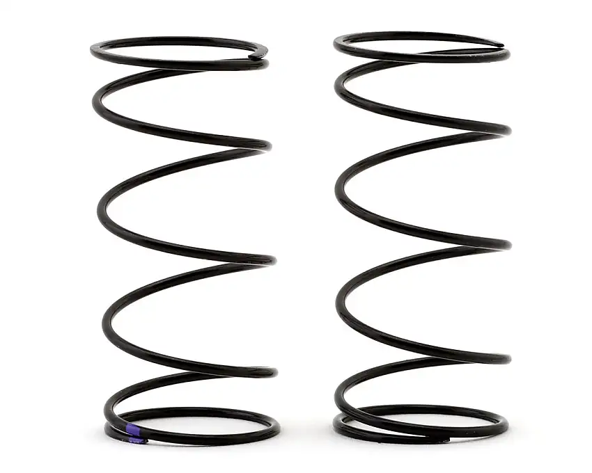 Team Losi Racing 22X 13mm Front Shock Springs (2) (Purple/4.75lb)