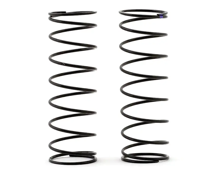 Team Losi Racing 22X 13mm Rear Shock Springs (2) (Purple/2.54lb)