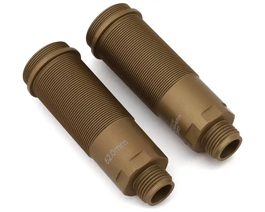 Team Losi Racing 8IGHT-XE 16mm Kashima Coated V2 Rear Shock Bodies (62mm) (2)