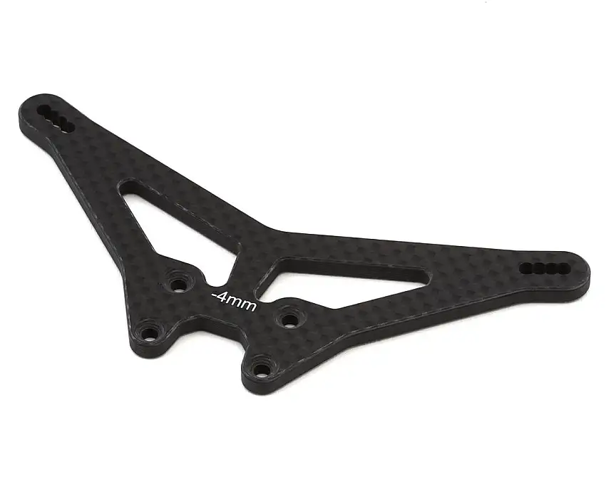 Team Losi Racing 22X-T Carbon Fiber Rear Shock Tower (-4mm)
