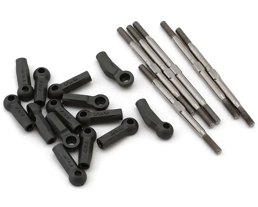 Team Losi Racing 22X-T HD Titanium Turnbuckles & Rod Ends Set