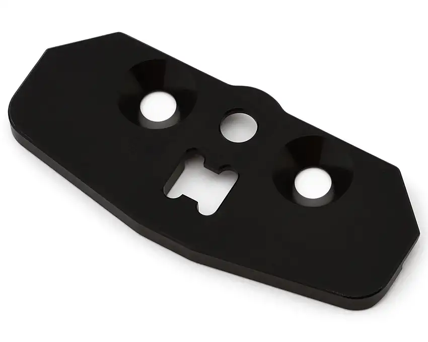Team Losi Racing 8IGHT-XT Adjustable Chassis Aluminum Skid Plate (STD) (2)