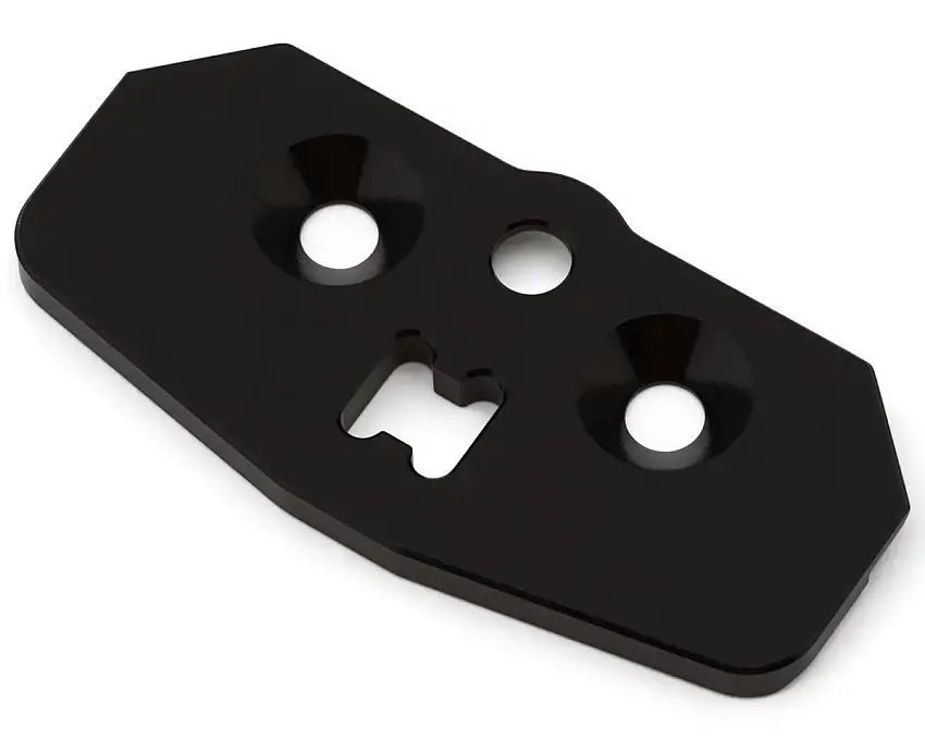 Team Losi Racing 8IGHT-XT Adjustable Chassis Aluminum Skid Plate (+2mm) (2)