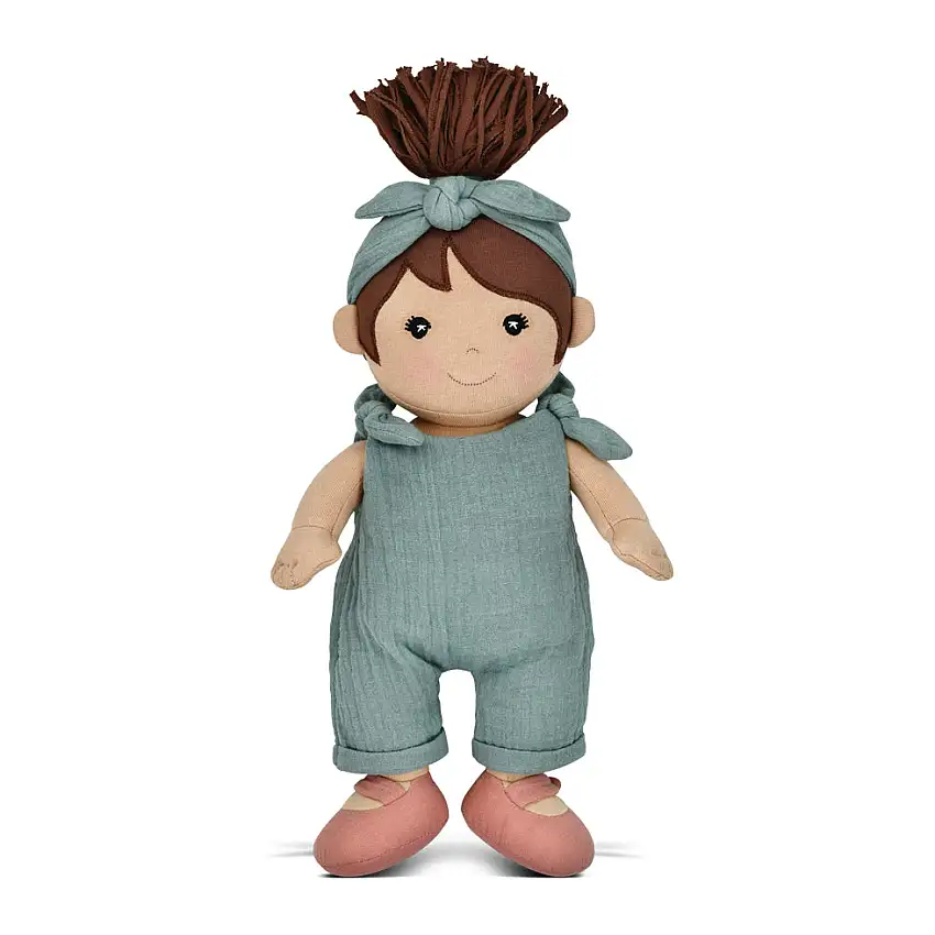 Apple Park Kids - Paloma In Teal Muslin