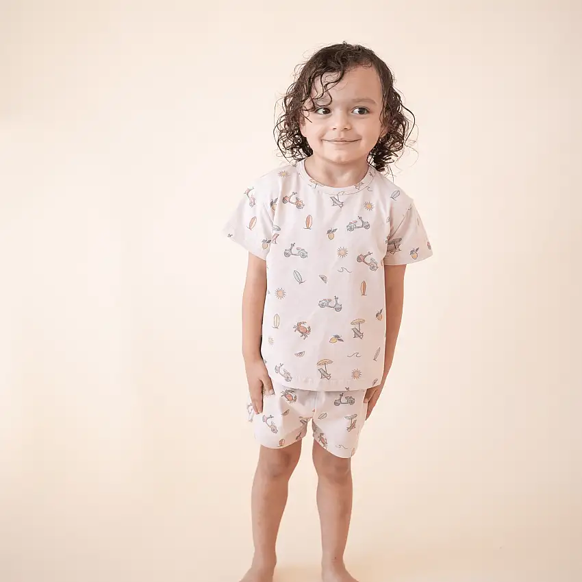 Organic Cotton Short Set – Summer Vibes