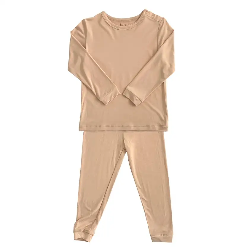 Toddler Pajama Set In Apricot