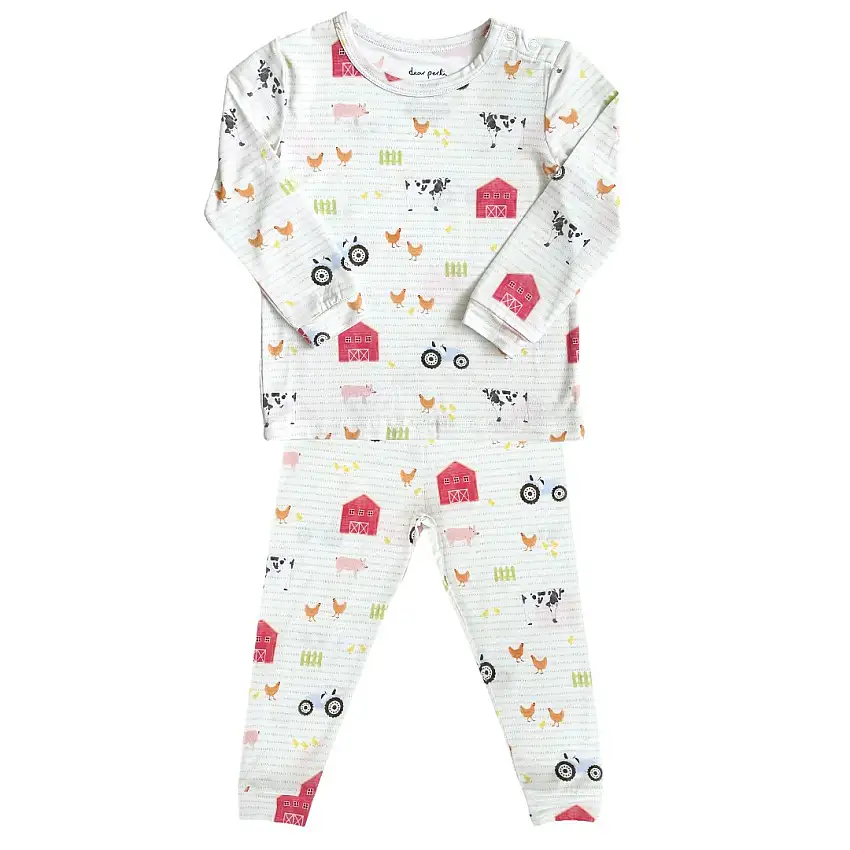 Toddler Pajama Set In Farm & Co.