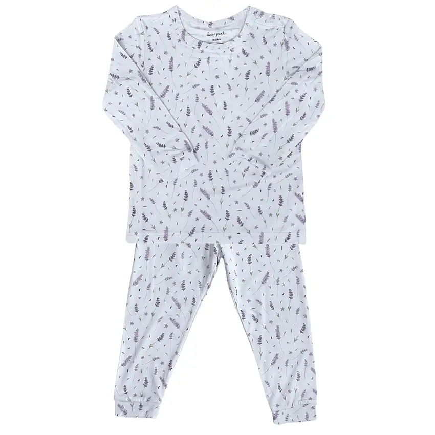 Toddler Pajama Set In French Lavender