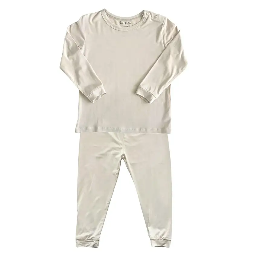 Toddler Pajama Set In Oat