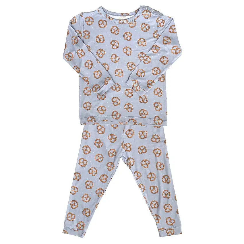 Toddler Pajama Set In Pretzel Twists