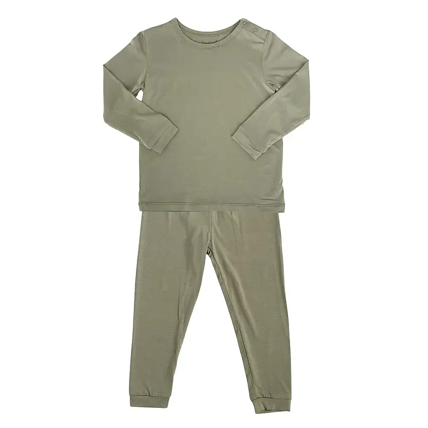 Toddler Pajama Set In Sage